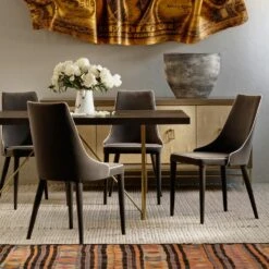 Saber Dining Chair, Grey -Andrew Martin Sale Store 214958 saber dining chair lifestyle web optimised