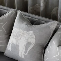 Jumbo Stone Fabric -Andrew Martin Sale Store 214965 jumbo stone cushion detail