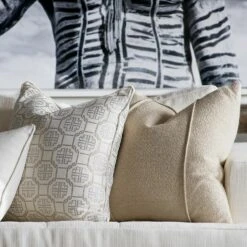 Allegra Natural Cushion -Andrew Martin Sale Store 214977 prevu ivory cushions