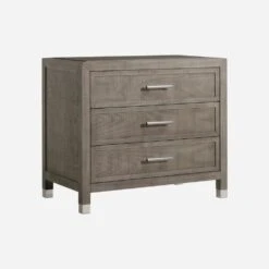 Raffles Nightstand, Grey -Andrew Martin Sale Store 215080 raffles nightstand dark angle