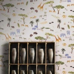 Animalis Multi Wallpaper -Andrew Martin Sale Store 215187 animalis wallpaper