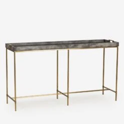 Edith Charcoal Console Table, Charcoal Vintage -Andrew Martin Sale Store 215234 edith console table angle cons0089