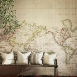 Latitude Wallpaper, Large Panel A + B -Andrew Martin Sale Store 215834 latitude