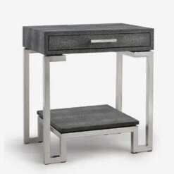 Flex Grey Side Table, Grey -Andrew Martin Sale Store 215976 flex side table grey angle