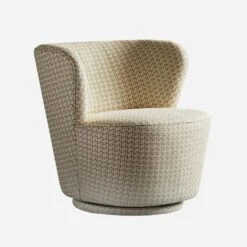 Dorothy Houndstooth Swivel Chair, Houndstooth -Andrew Martin Sale Store 216009 dorothy houndstooth