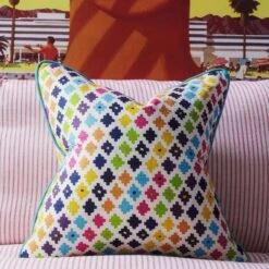 Serengeti Multi Fabric -Andrew Martin Sale Store 216013 serengeti multi cushion lifestyle