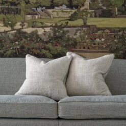 Summit Linen Cushion -Andrew Martin Sale Store 216288 montague sofa upholstered in paraggi muscari with scatter cushions in summit linen