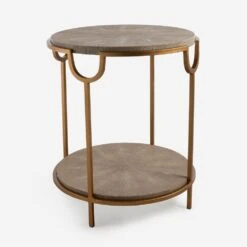 Katia Cream Side Table, Cream -Andrew Martin Sale Store 216294 katia side table cream angle