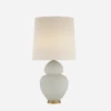 Michelena Table Lamp, Chalk White -Andrew Martin Sale Store 216309 michelena table lamp in chalk white with linen shade