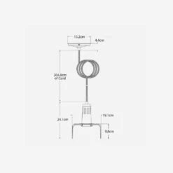 Iris Pendant Light -Andrew Martin Sale Store 216329 iris pendant lmp0588 lmp0590