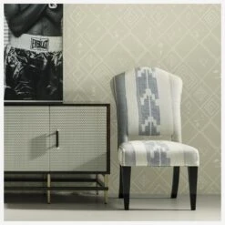 Indus Denim Fabric -Andrew Martin Sale Store 216440 berberdesertwallpaper reubensideboard bacallchairsinindusdenim