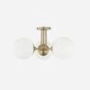 Stella Ceiling Light -Andrew Martin Sale Store 216851 stella flush aged brass