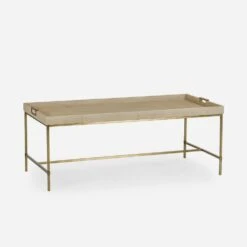 Edith Coffee Table, Latte Shagreen -Andrew Martin Sale Store 216925 new edith coffee table ivory shagreen angle