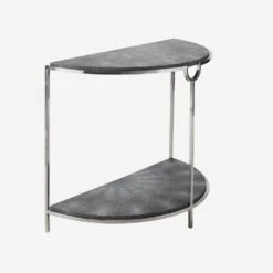Elise Grey Console Table, Grey -Andrew Martin Sale Store 217203 elise side table grey angle st0383