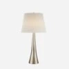 Dover Table Lamp, Burnished Silver Leaf -Andrew Martin Sale Store 217350 dover table lamp in burnished silver leaf