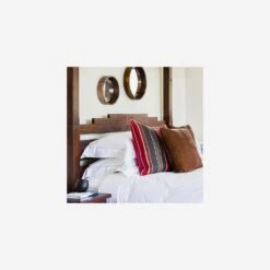 Santos Red Fabric -Andrew Martin Sale Store 217665 santos red cushion lifestyle acc2566