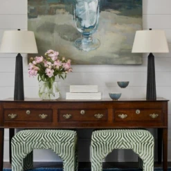 Fluted Spire Table Lamp, Aged Iron -Andrew Martin Sale Store 217672 fluted spire black