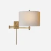 Hudson Wall Light, Hand-Rubbed Antique Brass -Andrew Martin Sale Store 217780 hudson wall light in antique brass