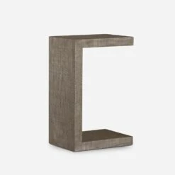 Raffles End Table, Grey -Andrew Martin Sale Store 217864 raffles side table grey angle