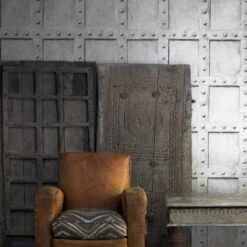 Isambard Wallpaper- Platinum Wallpaper -Andrew Martin Sale Store 218166 isambard lifestyle 2