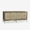 Edith Latte Sideboard, Latte Shagreen -Andrew Martin Sale Store 225018 edith sideboard ivory shagreen angle