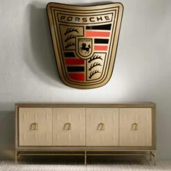 Edith Latte Sideboard, Latte Shagreen -Andrew Martin Sale Store 225025 edith sideboard ivory shagreen lifestyle web optimised