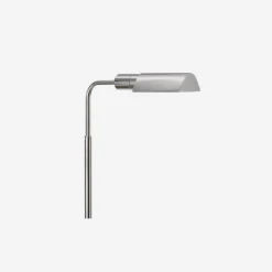 Studio Floor Lamp, Polished Nickel -Andrew Martin Sale Store 228973 studio adjustable floor lamp in polished nickel