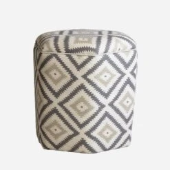 Hexa Glacier Storm Ottoman -Andrew Martin Sale Store 236620 hexa glacier storm