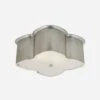 Bolsena Clover Silver Ceiling Light 7 Bolsena Clover Silver Ceiling Light -Andrew Martin Sale Store 240784 bolsena clover ceiling light burnished silver leaf