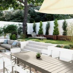 Harlyn Dining Outdoor Extendable Dining Table -Andrew Martin Sale Store 244619 harlyn dining table lifestyle