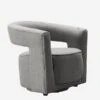 Madison Swivel Chair, Grey Weave -Andrew Martin Sale Store 246950 madison chair angle