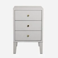 Georgia White Side Table -Andrew Martin Sale Store 247267 georgia white front