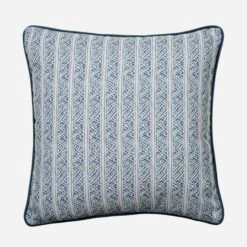 Ostuni Stripe Navy Outdoor Cushion