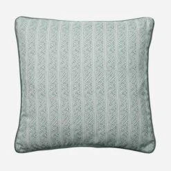 Ostuni Stripe Celadon Outdoor Cushion