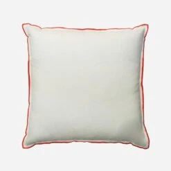 Beagle Salt / Double Stitch Orange Cushion