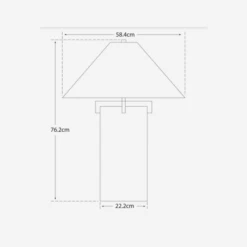 Brooks Table Lamp, Crystal And Aged Iron -Andrew Martin Sale Store 258972 brooks