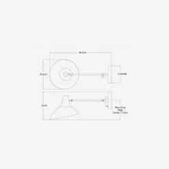 Charlton Wall Light, White And Hand-Rubbed Antique Brass -Andrew Martin Sale Store 259088 charlton wall