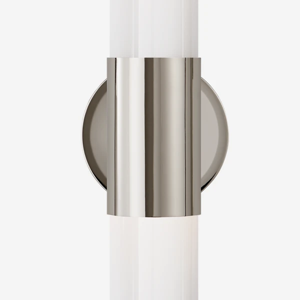 Penz Cylindrical Wall Light, Polished Nickel 2 Penz Cylindrical Wall Light, Polished Nickel - Image 2