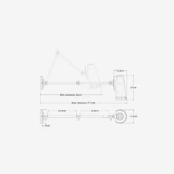 Antonio Wall Light, Hand-Rubbed Antique Brass And Black Shade -Andrew Martin Sale Store 259362 antonio