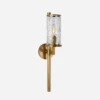 Liaison Wall Light, Antique Burnished Brass -Andrew Martin Sale Store 259441 liaison wall light in antique brass with crackle glass