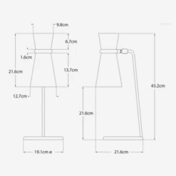 Clarkson Table Lamp, Black And Hand-rubbed Antique Brass -Andrew Martin Sale Store 259503 clarkson