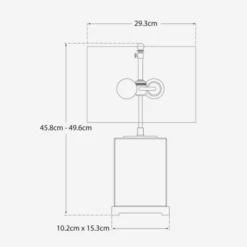Block Table Lamp -Andrew Martin Sale Store 259507 block