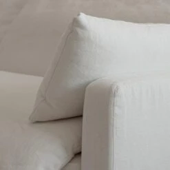 Serenity Sofa, White Linen -Andrew Martin Sale Store 260749 serenity arm detail