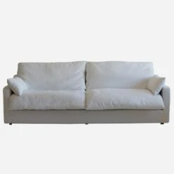 Serenity Sofa, White Linen -Andrew Martin Sale Store 260812 serenity sofa front
