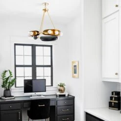 Hopper Chandelier -Andrew Martin Sale Store 262054 hopper chandelier lifestyle 2