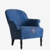 Victoria Moroccan Arm Chair -Andrew Martin Sale Store 265753 victoria moroccan blue angle 2