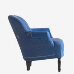 Victoria Moroccan Arm Chair -Andrew Martin Sale Store 265761 victoria moroccan blue side