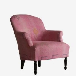Victoria Moroccan Arm Chair -Andrew Martin Sale Store 265767 victoria moroccan pink angle