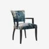 Mimi With Arms Dining Chair -Andrew Martin Sale Store 266537 mimi dining chair with arm f d melting paisley black 2