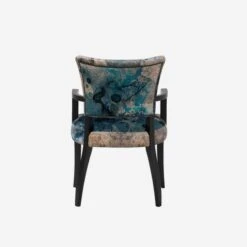 Mimi With Arms Dining Chair -Andrew Martin Sale Store 266543 mimi dining chair with arm f d melting paisley black 4